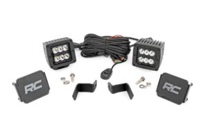LED Light Kit | Ditch Mount | 2" Black Pair | Spot | Ford F-150 (15-26)/F-150 Lightning (22-26)