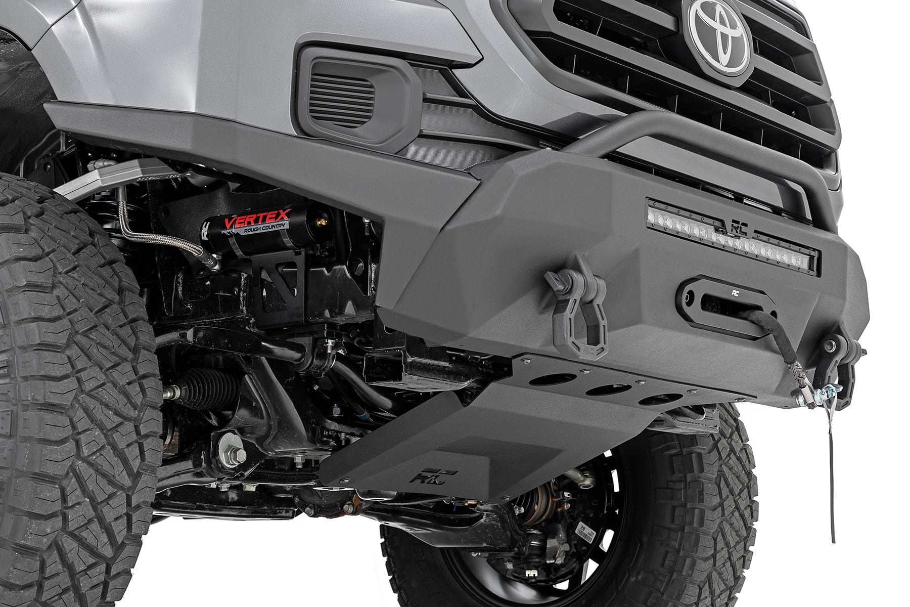 Front Bumper | Hybrid | 20" Blk White DRL LED | Toyota Tacoma 2WD/4WD (16-23) - Image 5