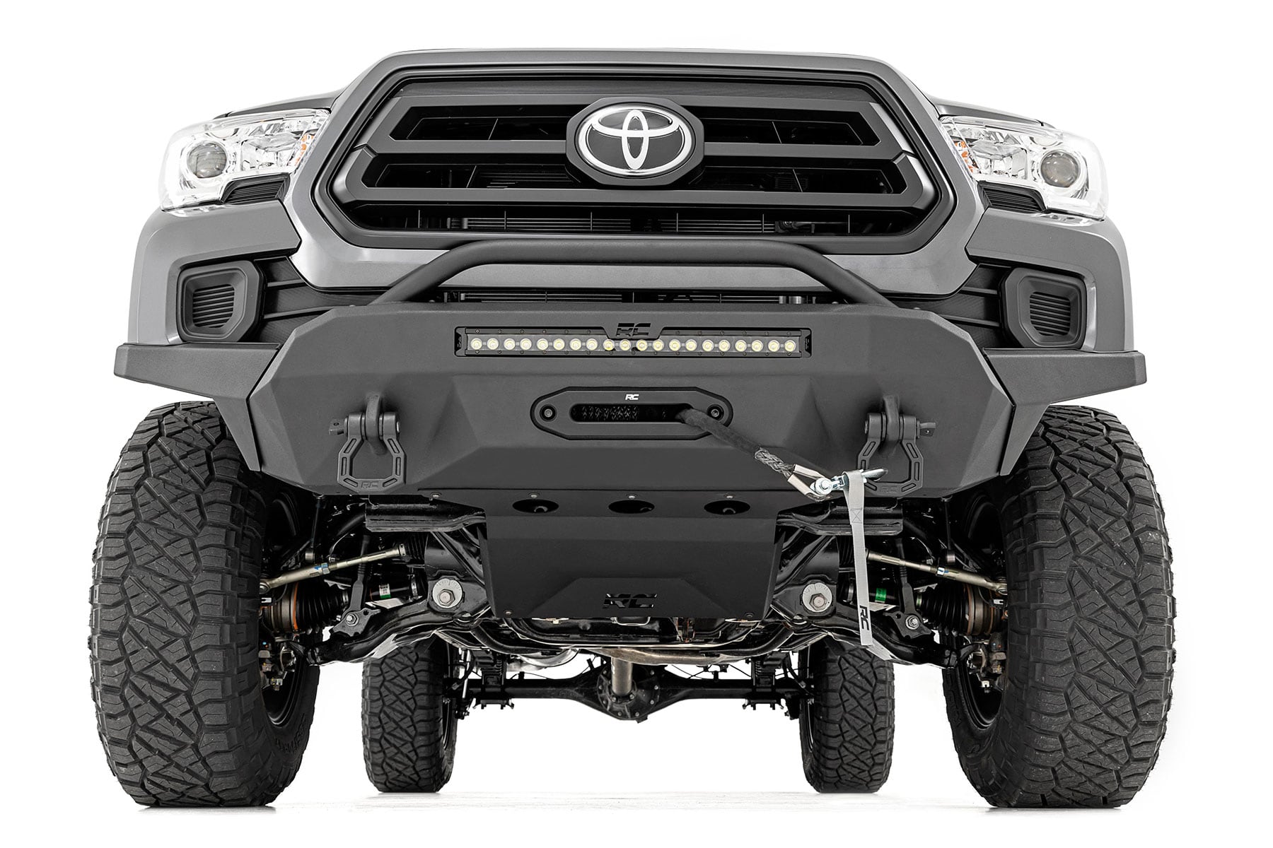 Front Bumper | Hybrid | 20" Blk White DRL LED | Toyota Tacoma 2WD/4WD (16-23) - Image 3