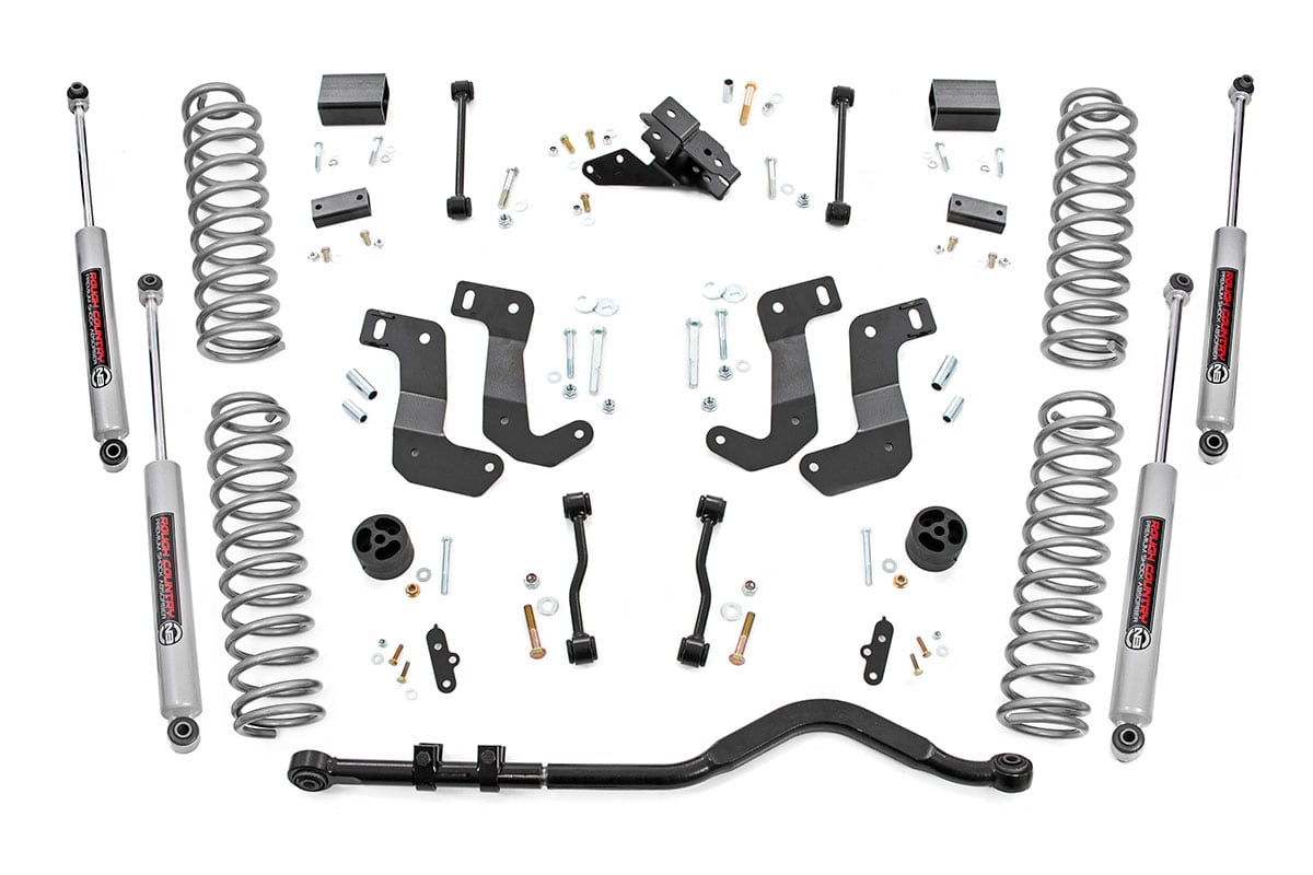 3.5 Inch Lift Kit | C/A Drop | 4-Door | EcoDiesel | Jeep Wrangler Unlimited (20-23)