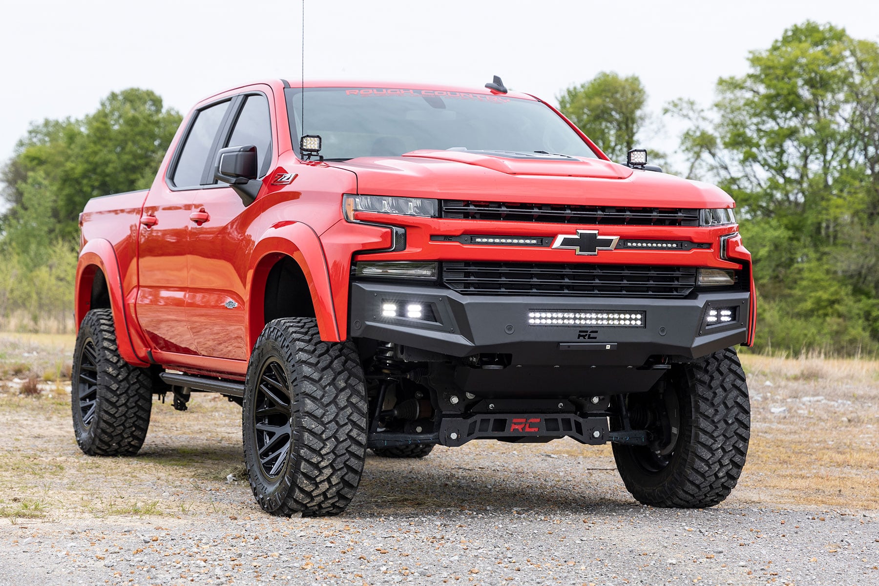 High Clearance Front Bumper | LED Lights & Skid Plate | Chevy Silverado 1500 (19-22) - Image 5