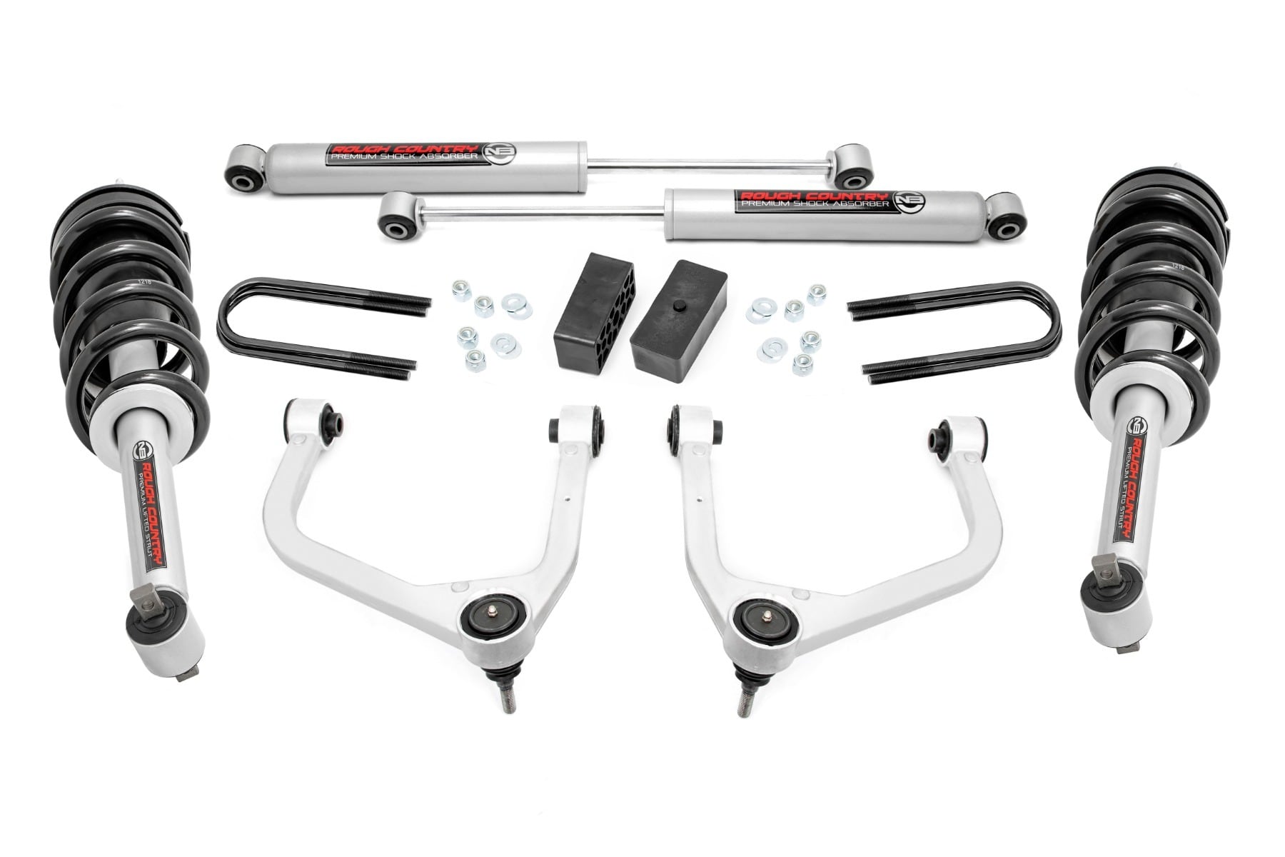 3.5 Inch Lift Kit | Mono Leaf Rear | N3 Struts | GMC Sierra 1500 (25-26)