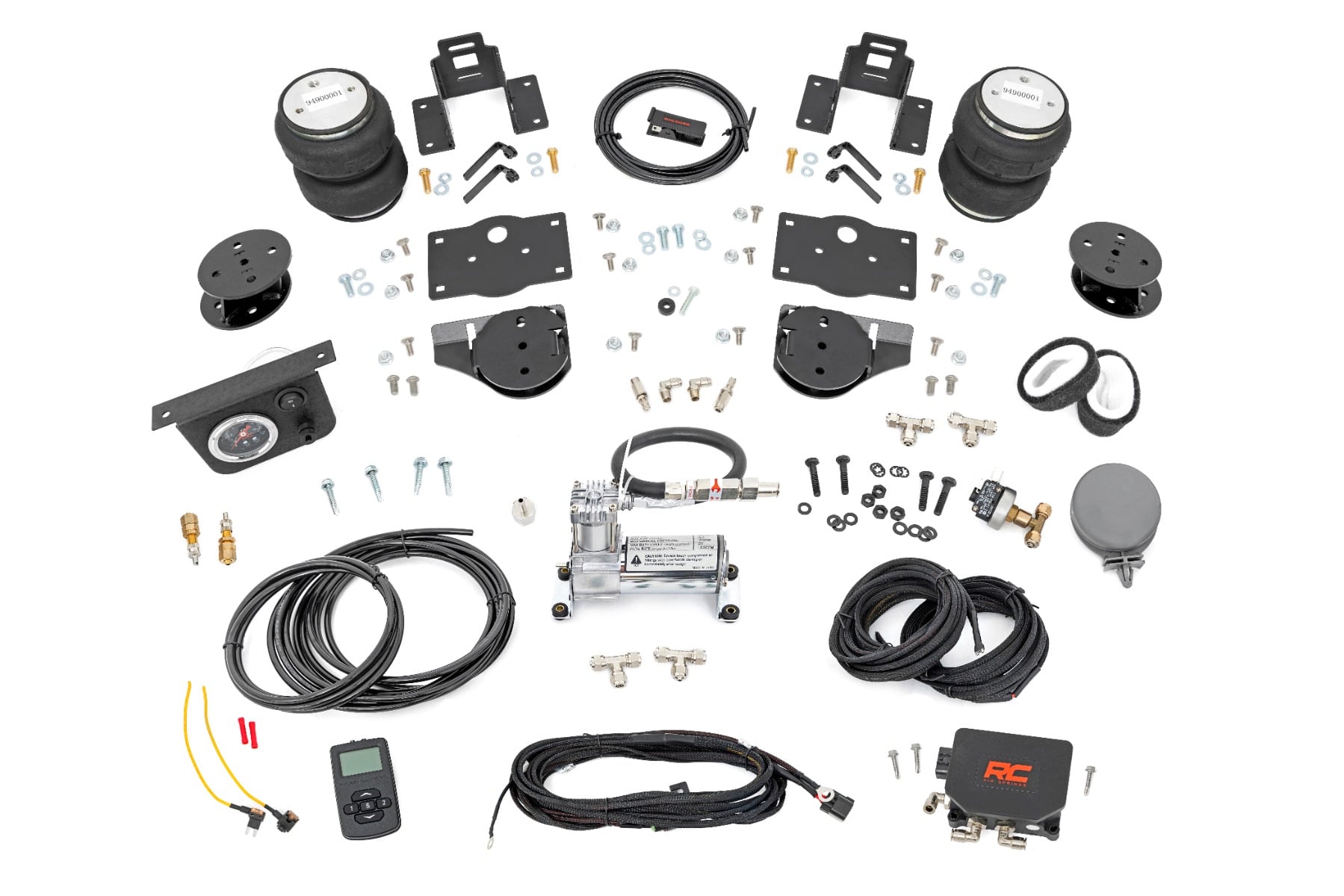 Air Spring Kit w/compressor | Wireless Controller | 4 Inch Lift Kit | Ram 1500 (19-26)