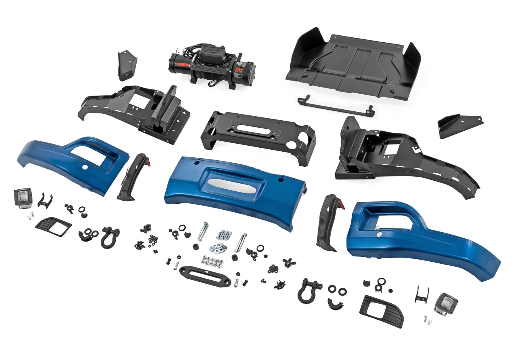 Front FXS Bumper | 12000S | GJV Riptide Blue | Chevy Silverado 1500 (23-26) - Image 6