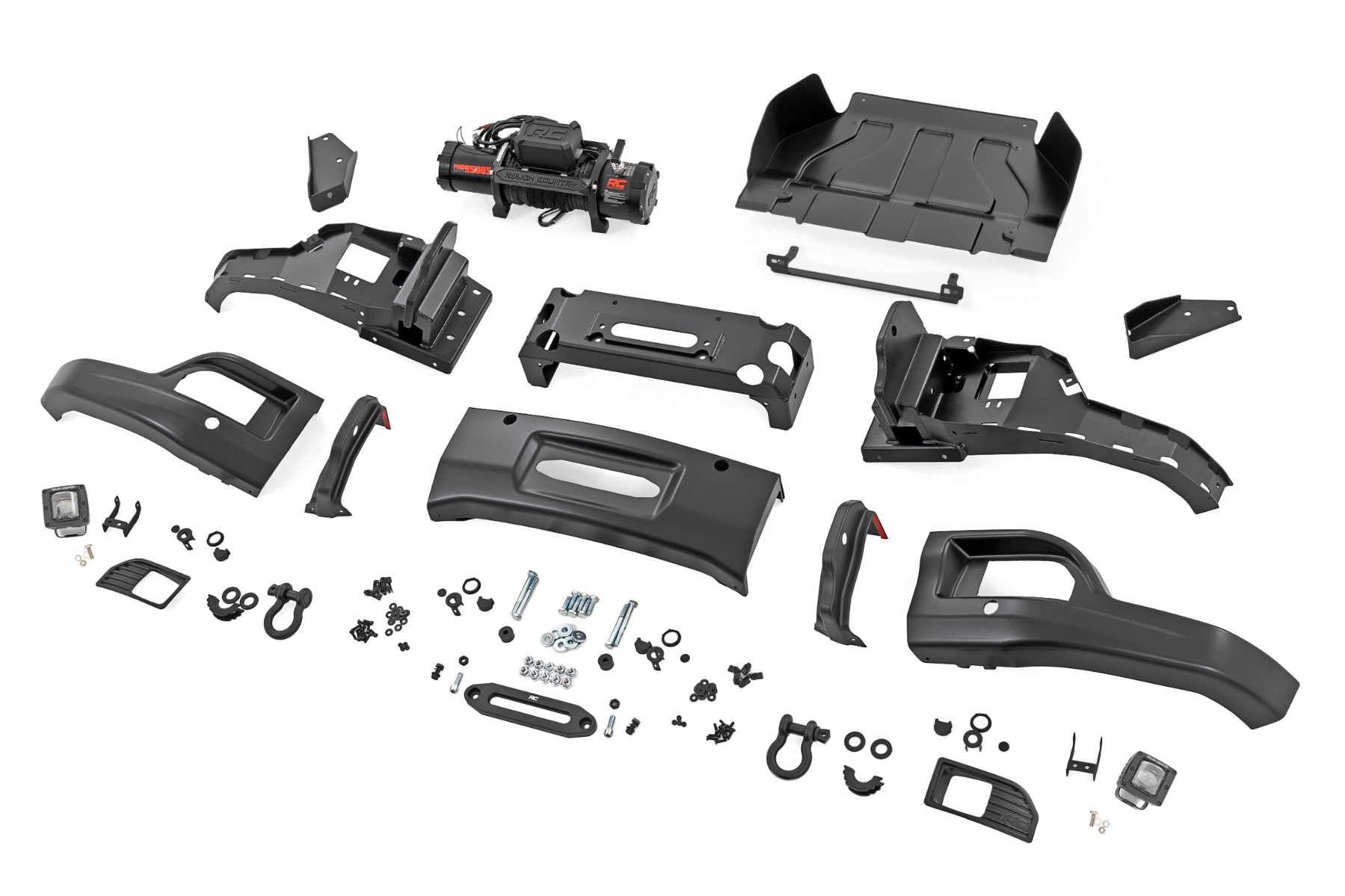 Front FXS Bumper | 12000S | GBA Black | Chevy Silverado 1500 2WD/4WD (23-26) - Image 6