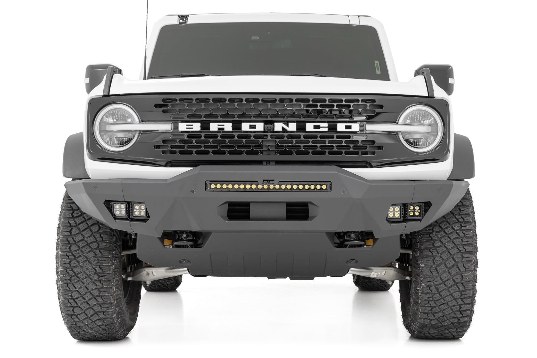 Front Bumper | Modular | Full Wings | Amber DRL | Ford Bronco 4WD (2021-2026) - Image 2