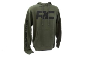 Rough Country Hoodie | RC Topographical Sleeve | Army Green | LG