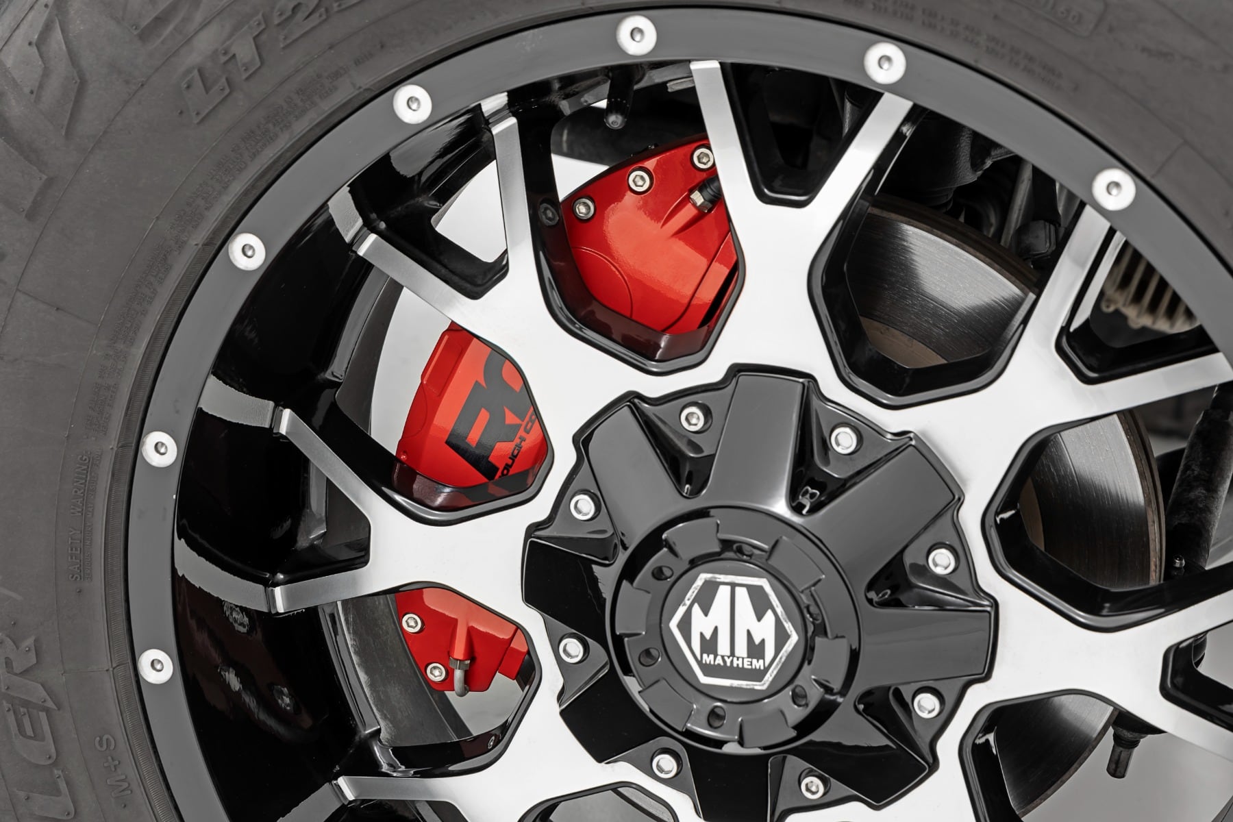 Caliper Covers | Front and Rear | Red | Chevy/GMC 2500HD/3500HD (11-19) - Image 2