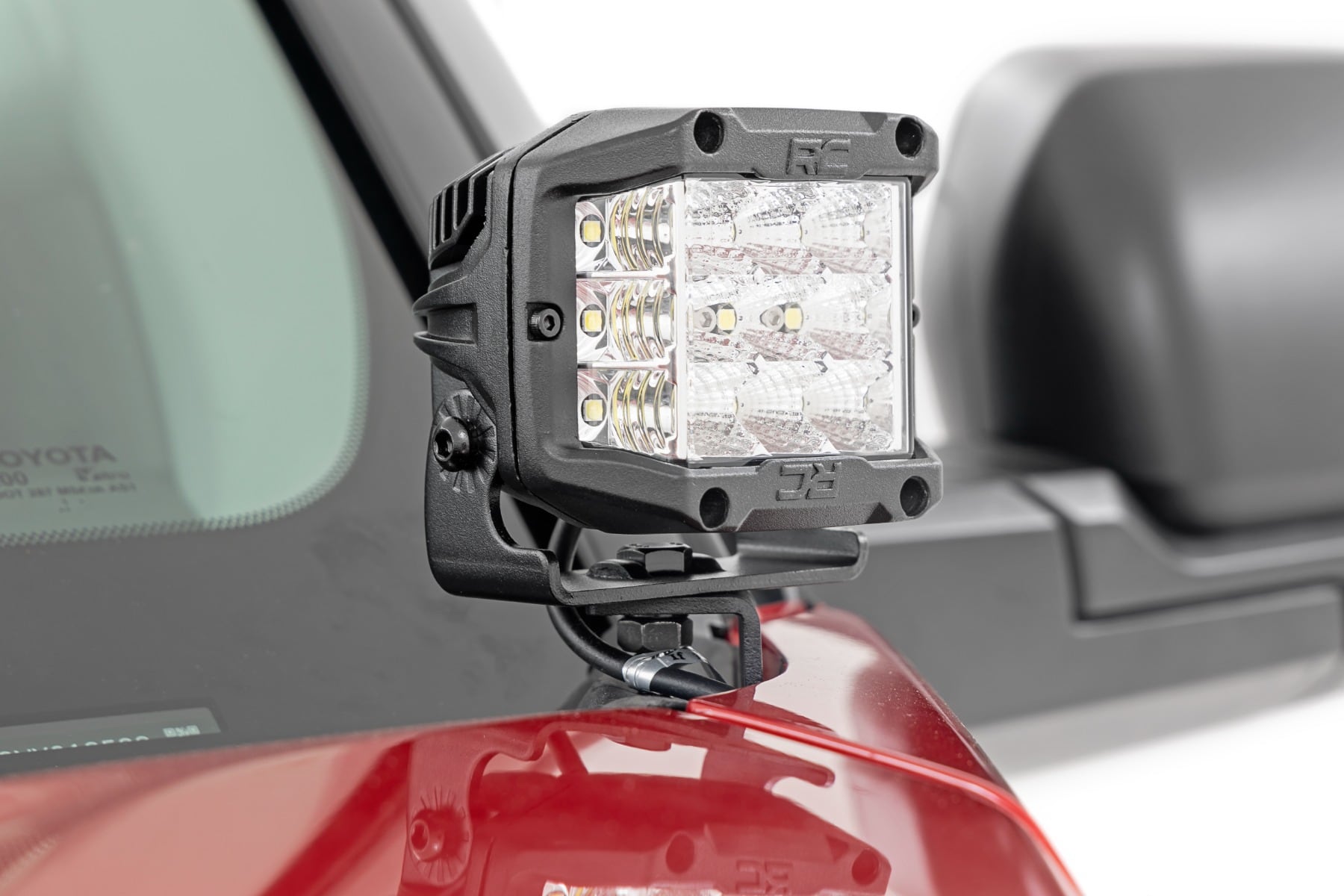 LED Light Kit | Ditch Mount | 2" Black Pair | White DRL | Toyota Tundra (22-26) - Image 2