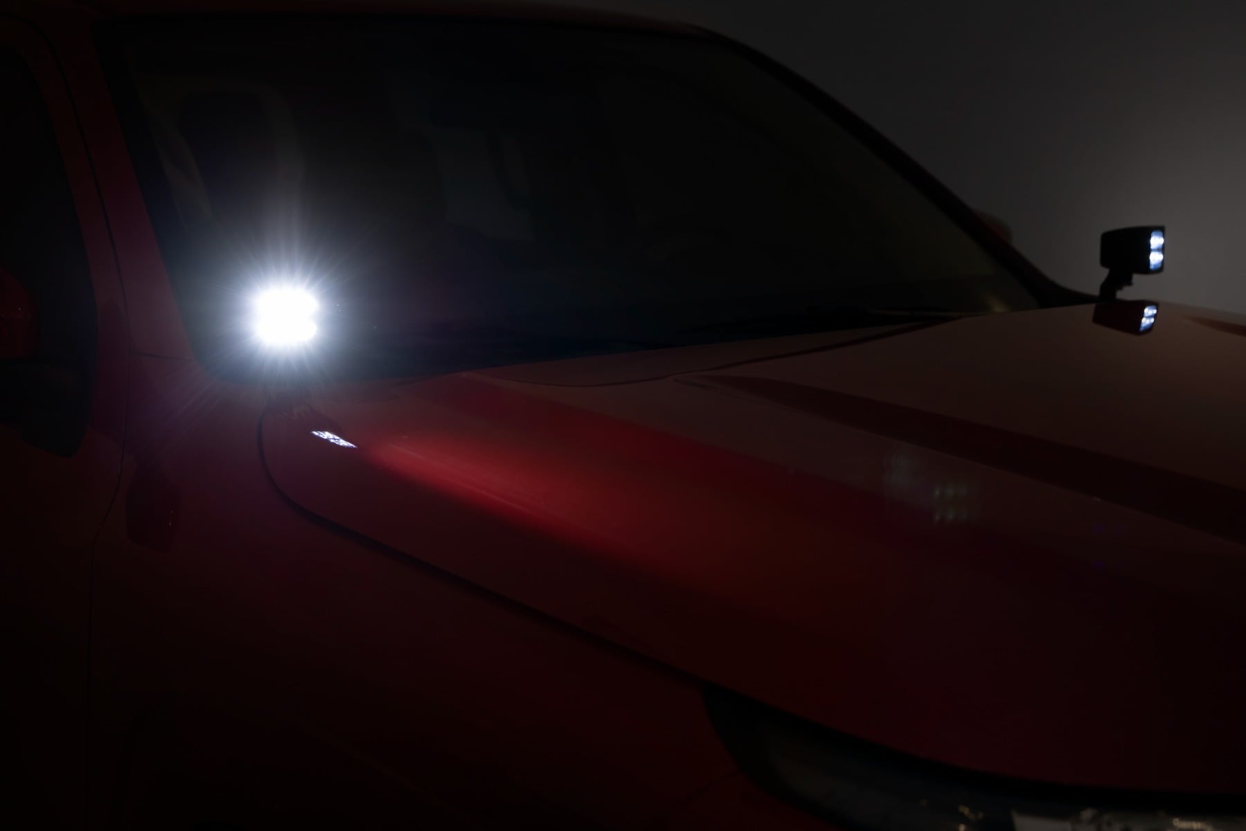 2 Inch Black Series LED Light Pods | Spot | Square | Amber DRL - Image 5