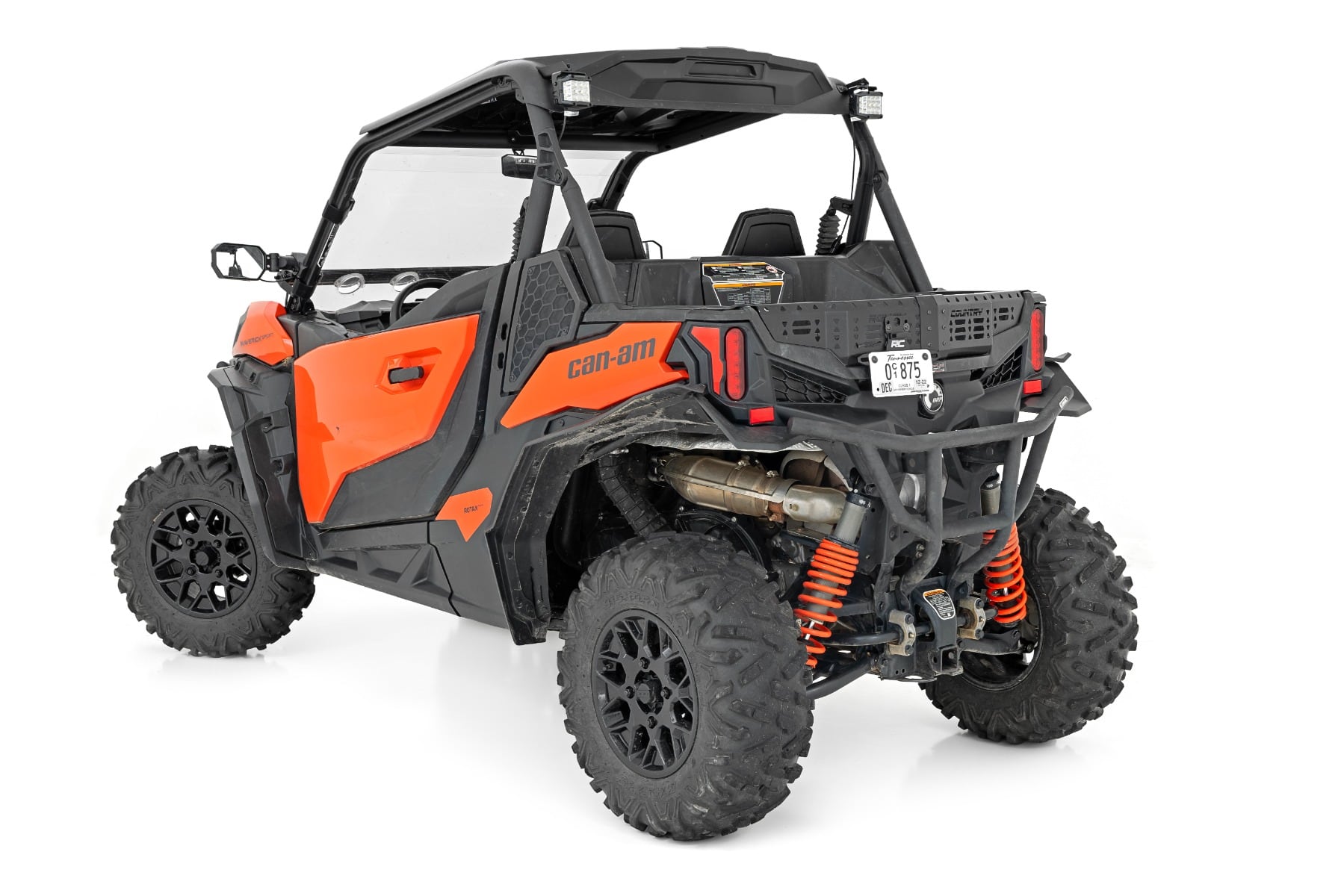 LED Light Kit | Rear Mount | 2" Black Pair | Flood | Can-Am Maverick Sport 1000R - Image 4