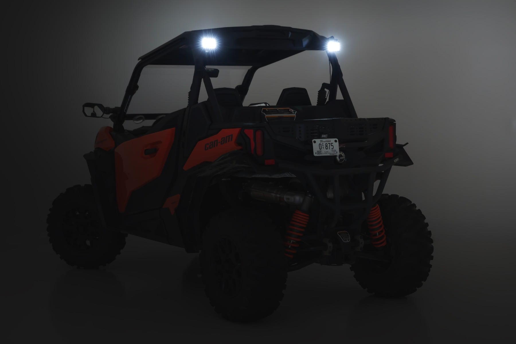 LED Light Kit | Rear Mount | 2" Black Pair | Flood | Can-Am Maverick Sport 1000R - Image 5