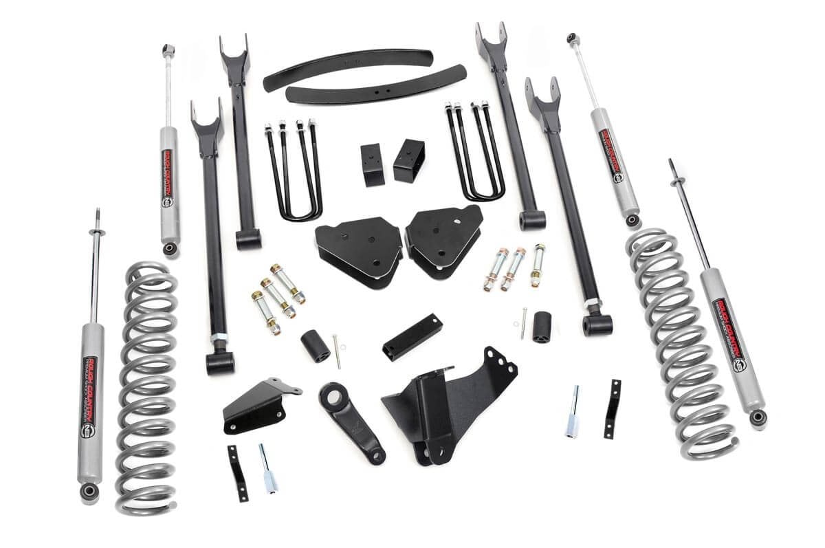 6 Inch Lift Kit | Diesel | 4 Link | No OVLDS | Ford F-250/F-350 Super Duty (05-07)
