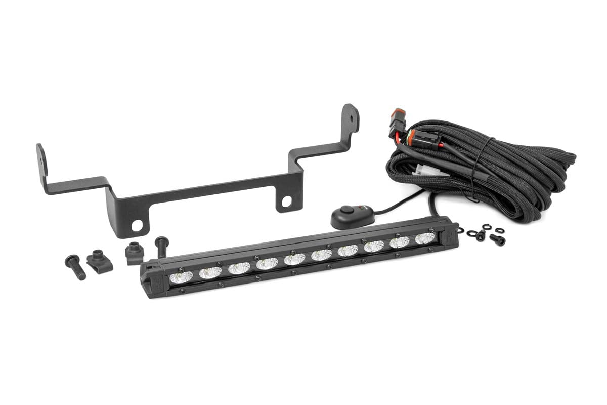 LED Light Kit | Bumper Mount | 10" Black Slimline | Honda Pioneer 1000 - Image 2