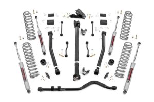 3.5 Inch Lift Kit | Adj Lower | FR D/S | Jeep Wrangler Unlimited 4WD (24-26)
