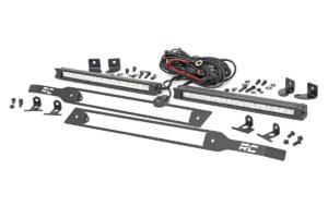 LED Light Kit | Grille Mount | 10" Chrome Slimline Pair | Chevy Silverado 1500 (19-22)