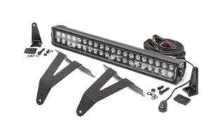 LED Light Kit | Bumper Mount | 20" Black Dual Row | Ram 1500 2WD/4WD (19-24)