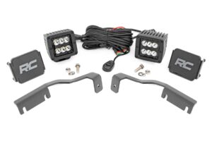 LED Light Kit | Ditch Mount | 2" Black Pair | Spot | Nissan Frontier (22-26)