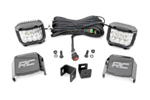 LED Light Kit | Ditch Mount | 3" OSRAM | Wide | Toyota Tundra 2WD/4WD (22-26)