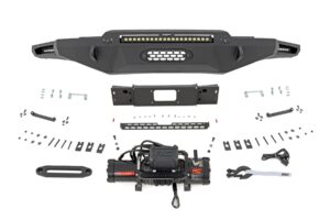 Hybrid Front Bumper | 12000S | Blk LED w/ Amber DRL | Toyota Tundra (22-26)