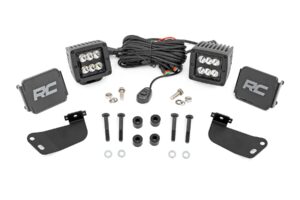 LED Light Kit | Front Mount | 2" Black Pair | Segway 570 F