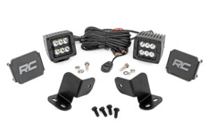 LED Light Kit | Rear Mount | 2" Black Pair | Segway 570 F