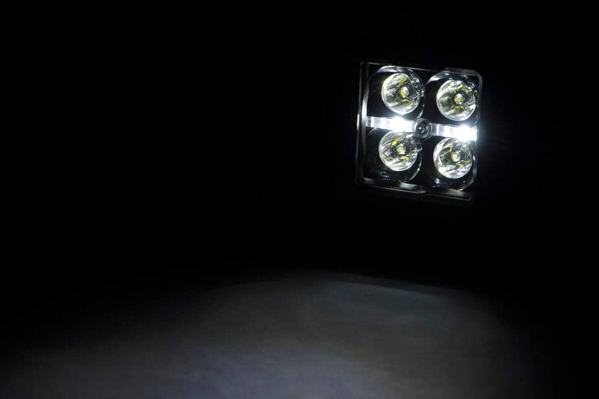 2 Inch Black Series LED Light Pods | Flush Mount | Cool White DRL - Image 2