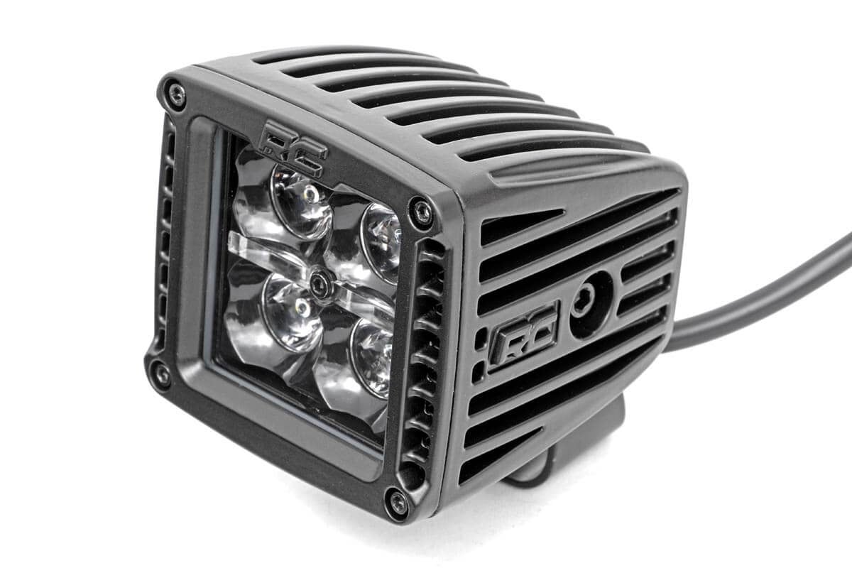 2 Inch Black Series LED Light Pods | Spot | Square | Cool White DRL - Image 2