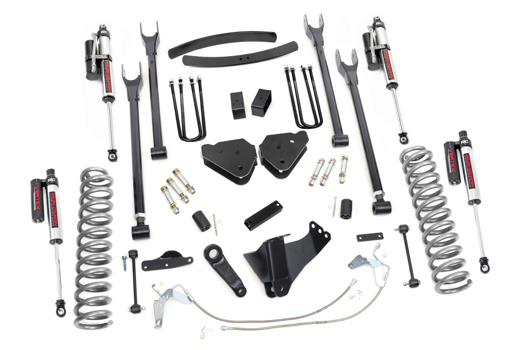 6 Inch Lift Kit | Gas | 4 Link | Vertex | Ford F-250/F-350 Super Duty (08-10)