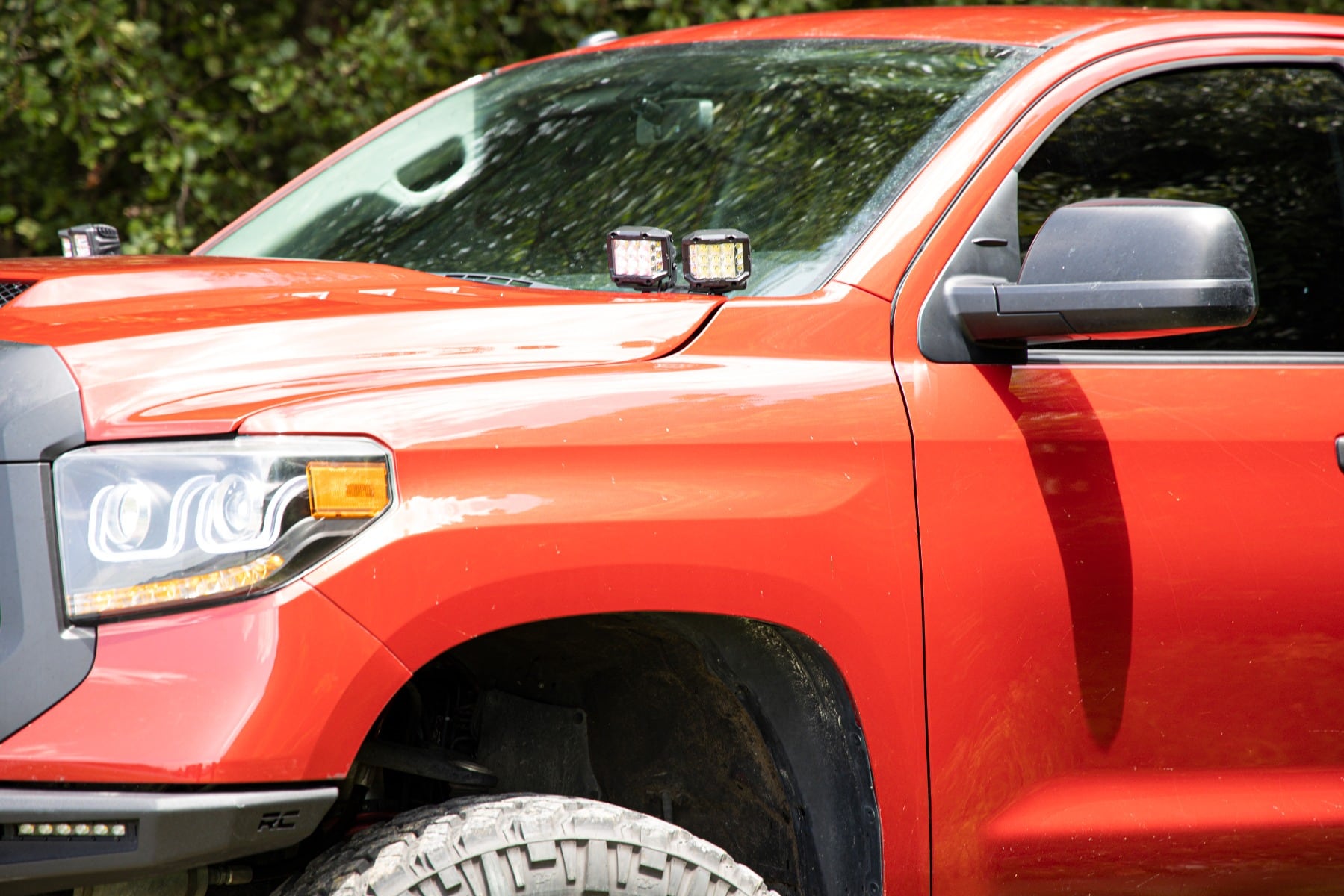 LED Light Kit | Ditch Mount | Dual 2" Black Pairs | Spot/Flood | Toyota Tundra (14-21) - Image 6