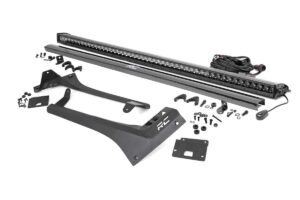 LED Light Kit | Windshield Mount | 50" BLK Single Row | Jeep Gladiator JT/Wrangler JL (18-26)