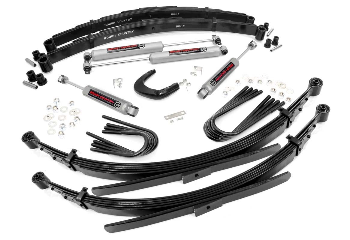 4 Inch Lift Kit | 52 Inch Rear Springs | Chevy/GMC C10/K10 Truck & SUV/K5 Blazer (73-76)