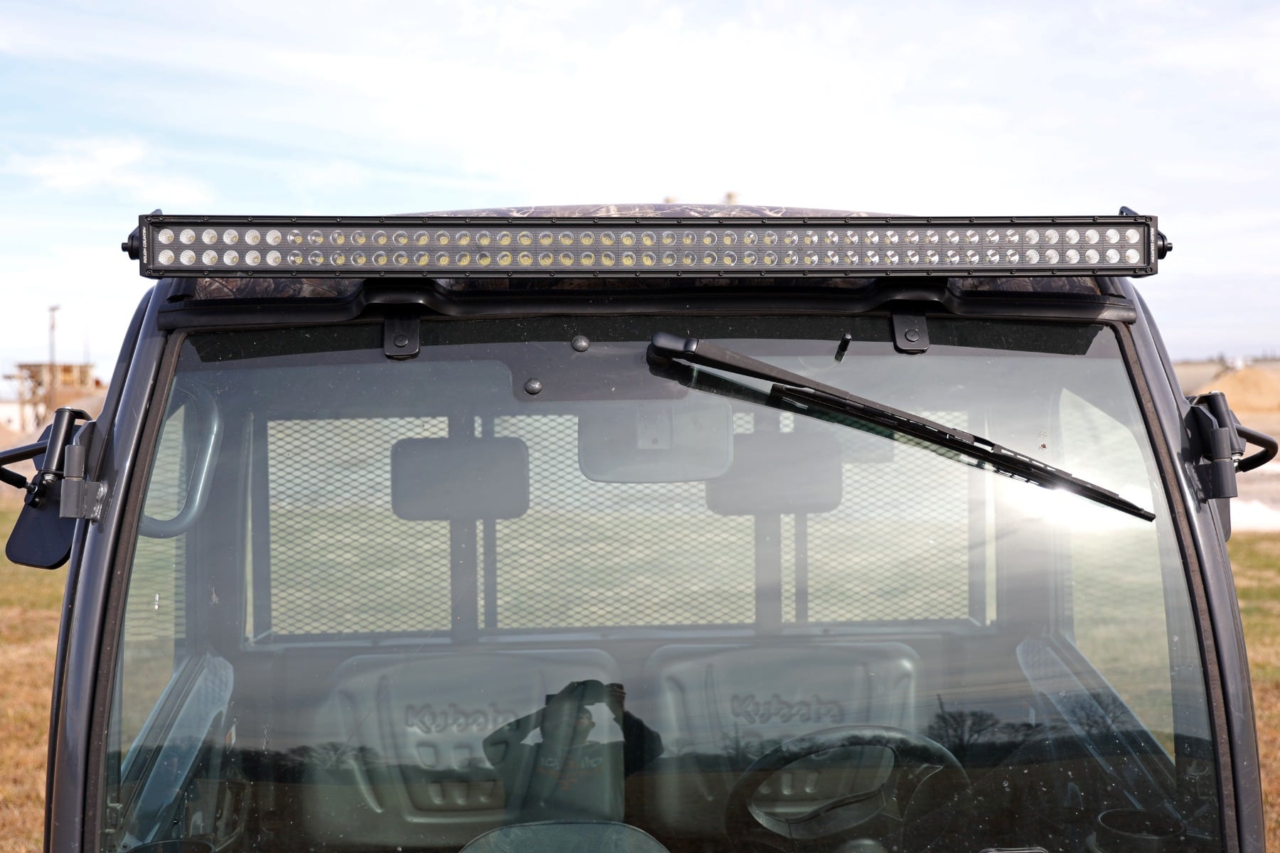 LED Black Dual Row DRL Light Bar Kit | 50 Inch | Kubota RTV-X1120 - Image 4