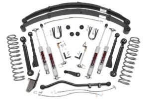4.5 Inch Lift Kit | RR Springs | X-Series | Jeep Cherokee XJ 2WD/4WD (84-01)