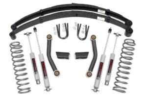 3 Inch Lift Kit | Series II | RR Springs | Jeep Cherokee XJ 2WD/4WD (84-01)