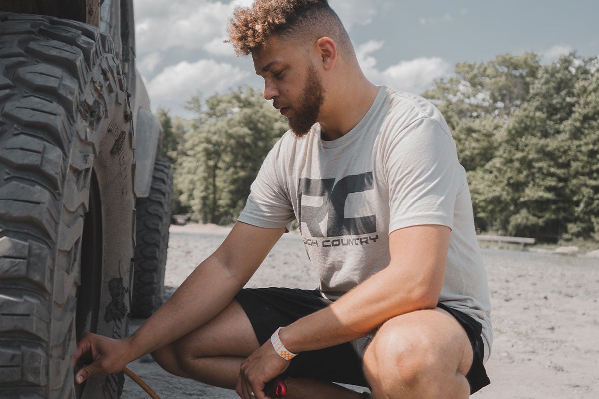 Rough Country T-Shirt | Logo | Grey | XL - Image 4