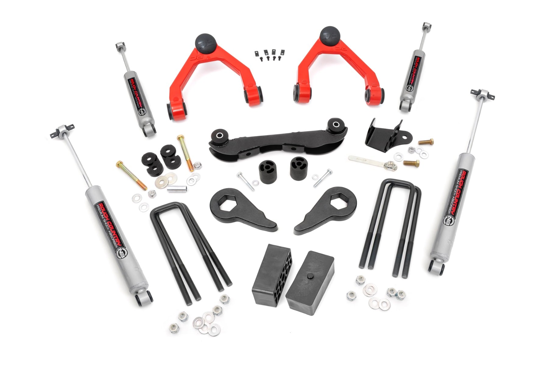 2-3 Inch Lift Kit | Rear Blocks | Chevy/GMC 1500 Truck & SUV 4WD (1988-1999)