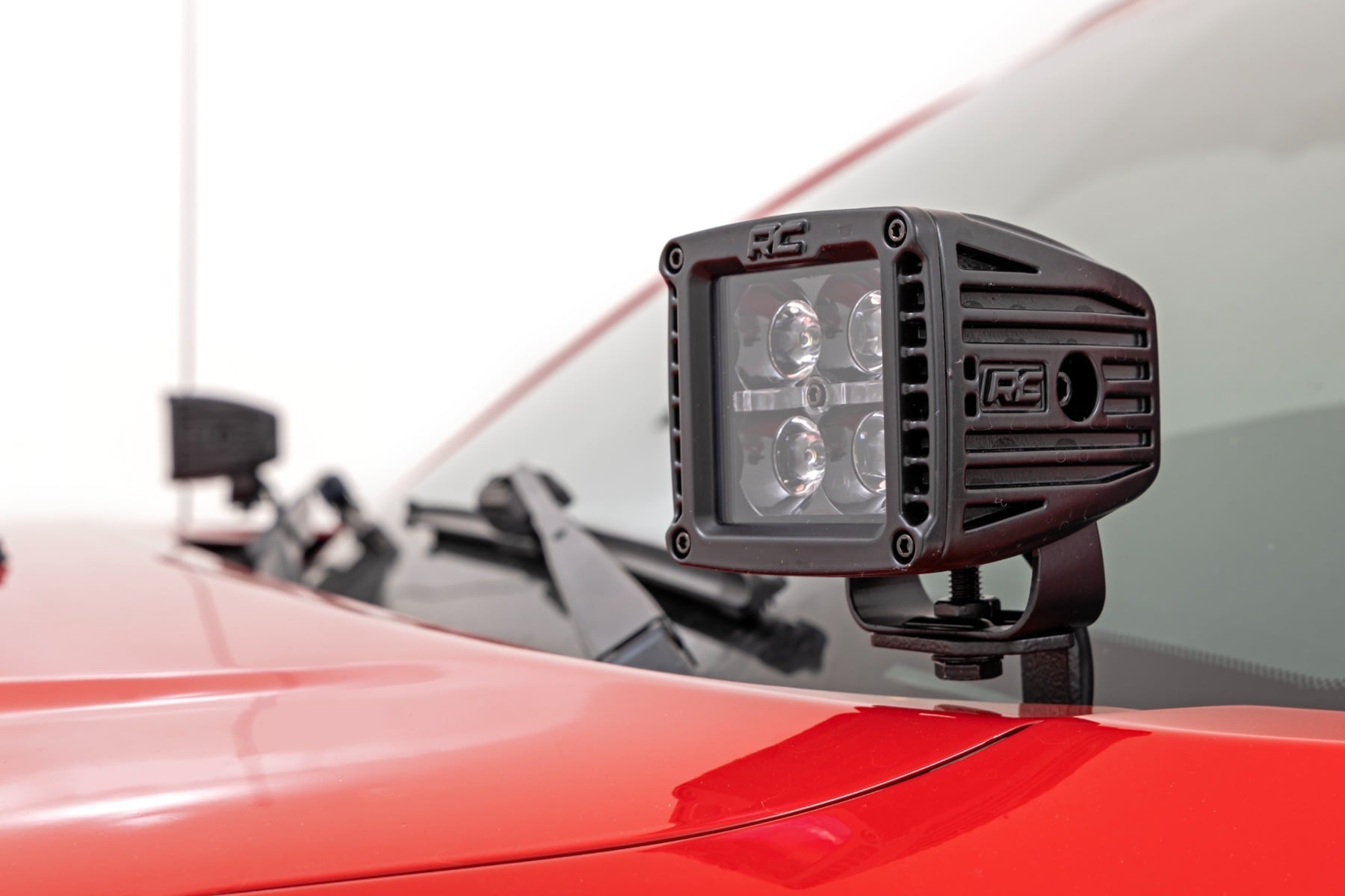 LED Light Kit | Ditch Mount | 2" Black Pair | Amber DRL | Toyota Tacoma (05-15) - Image 2