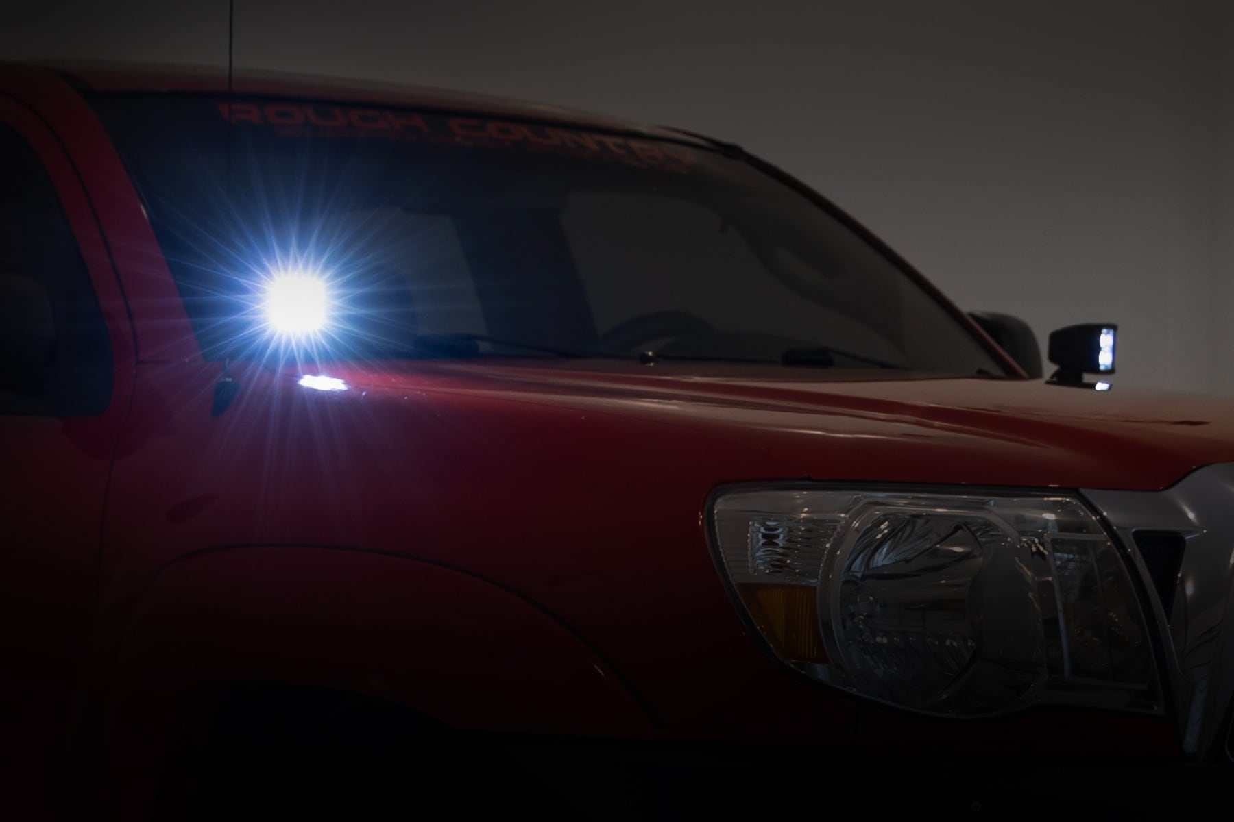 LED Light Kit | Ditch Mount | 2" Black Pair | Amber DRL | Toyota Tacoma (05-15) - Image 5