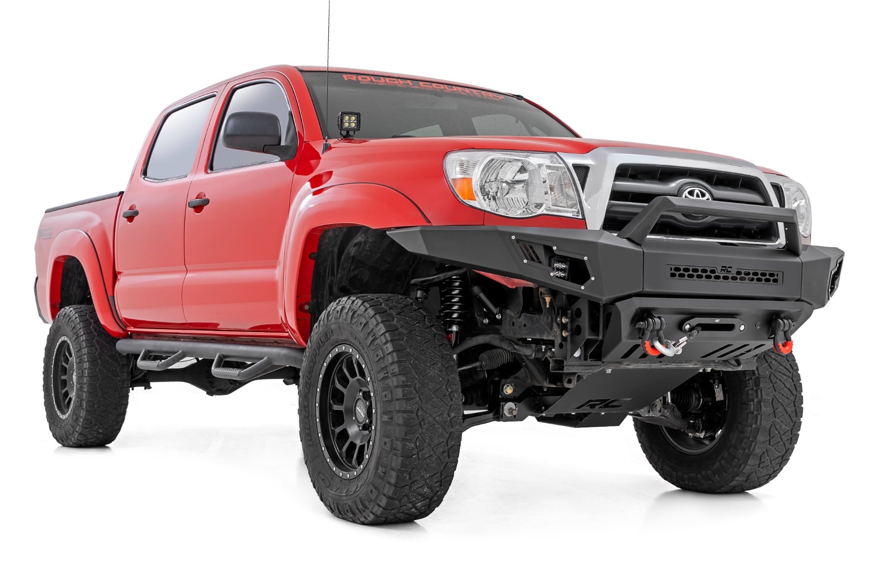 LED Light Kit | Ditch Mount | 2" Black Pair | Flood | Toyota Tacoma (05-15) - Image 3