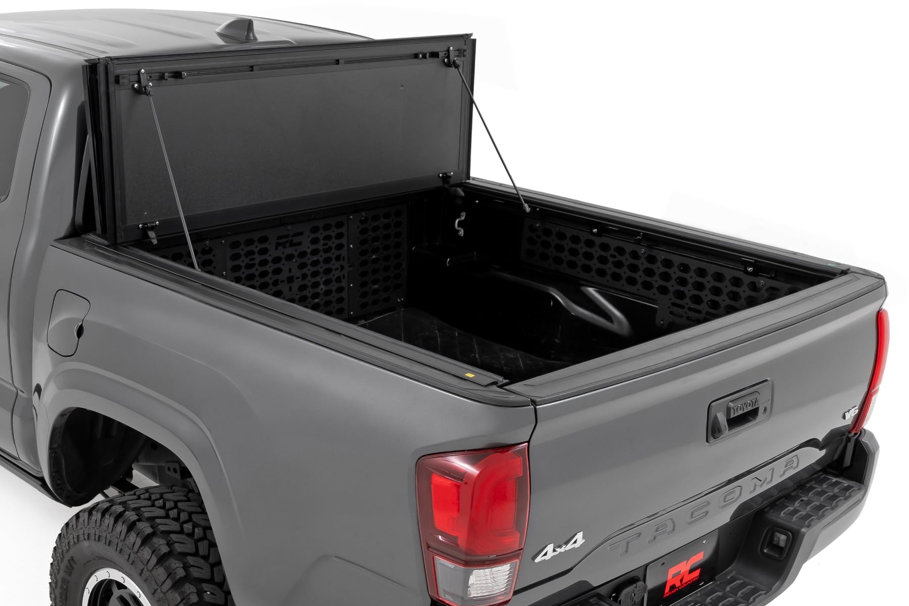 Hard Tri-Fold Flip Up Bed Cover | 5' Bed | Toyota Tacoma 2WD/4WD (2005-2015) - Image 2