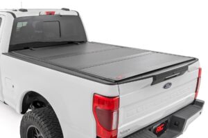 Hard Tri-Fold Flip Up Bed Cover | 6'10" Bed | Ford F-250/F-350 Super Duty (17-26)