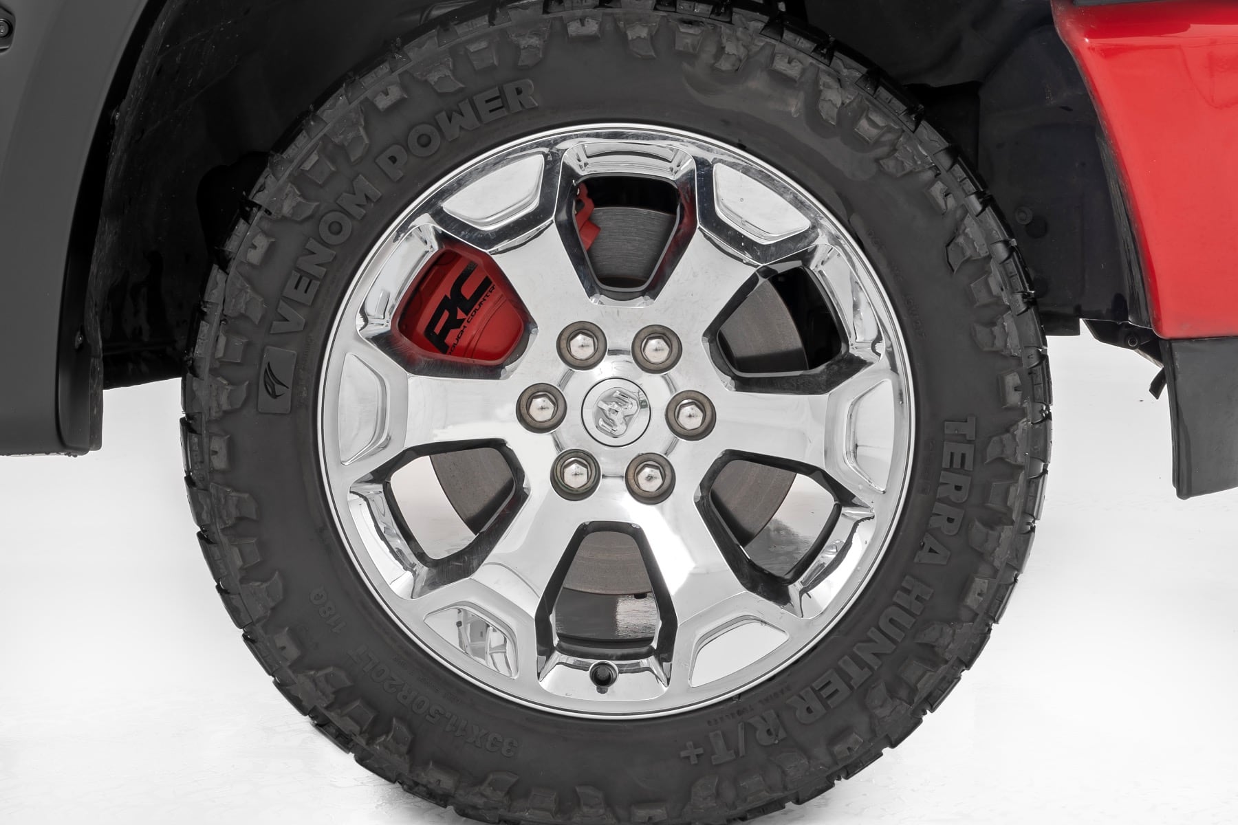 Caliper Covers | Front and Rear | Red | Ram 1500 2WD/4WD (2019-2026) - Image 3