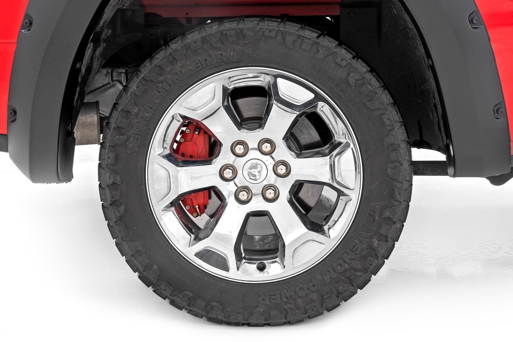 Caliper Covers | Front and Rear | Red | Ram 1500 2WD/4WD (2019-2026) - Image 2