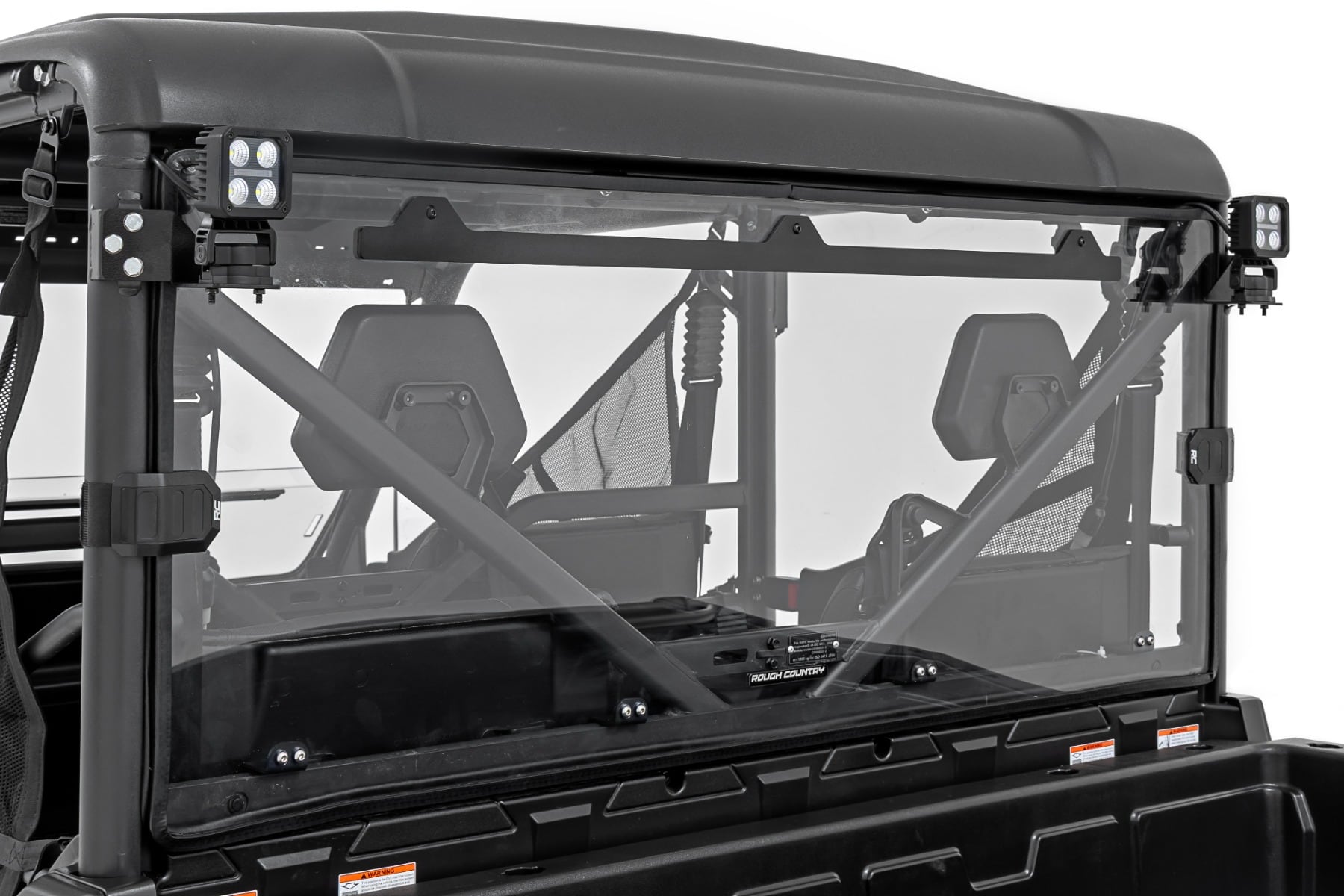 LED Light Kit | Rear Mount | 2" Black Pair | CFMOTO UFORCE 1000 - Image 2