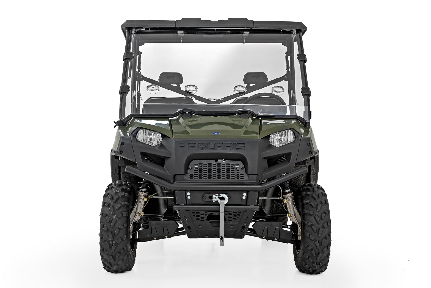 Vented Full Windshield | Scratch Resistant | Polaris Ranger 570 - Image 2
