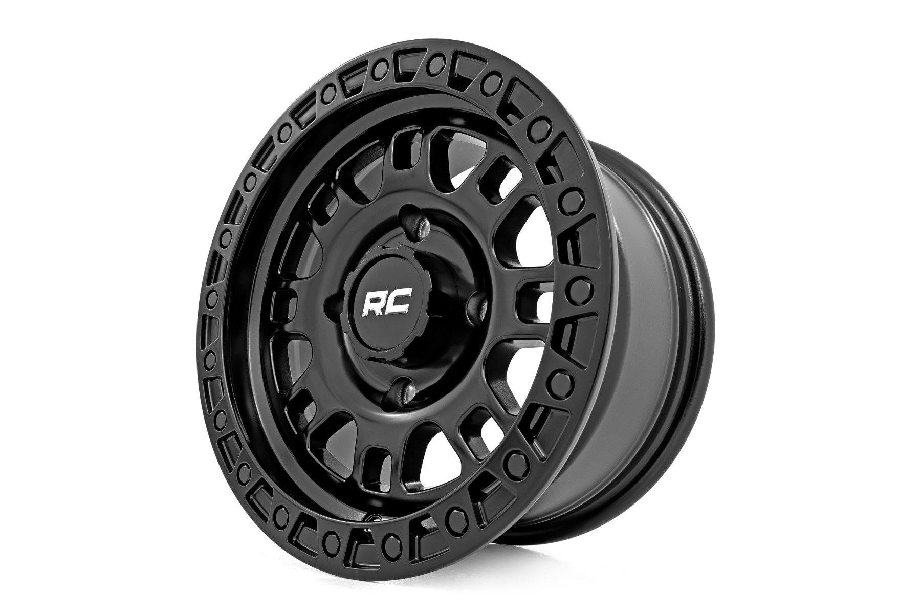 Rough Country 82 Series Wheel | UTV | Semi Gloss Black | 15x7 | 5x4.5 | +10mm - Image 3