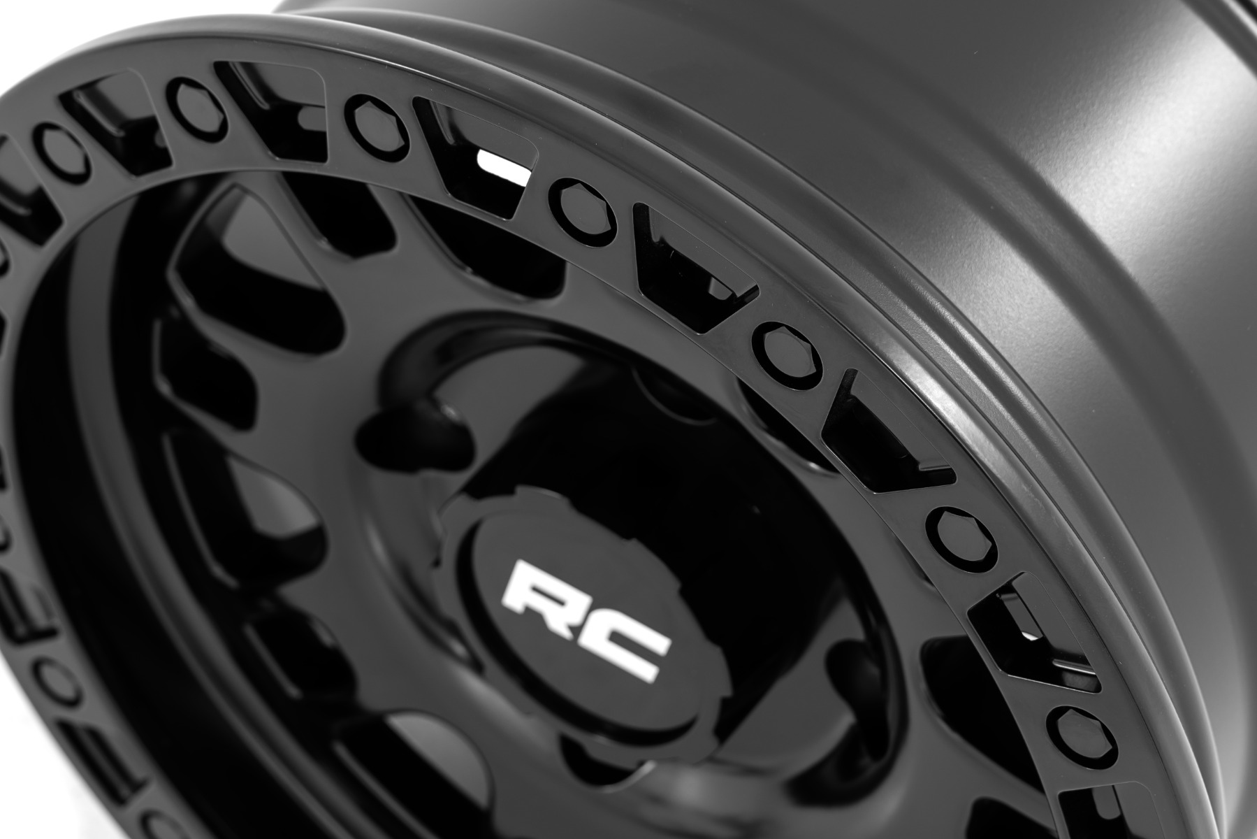 Rough Country 82 Series Wheel | UTV | Semi Gloss Black | 15x7 | 5x4.5 | +10mm - Image 4