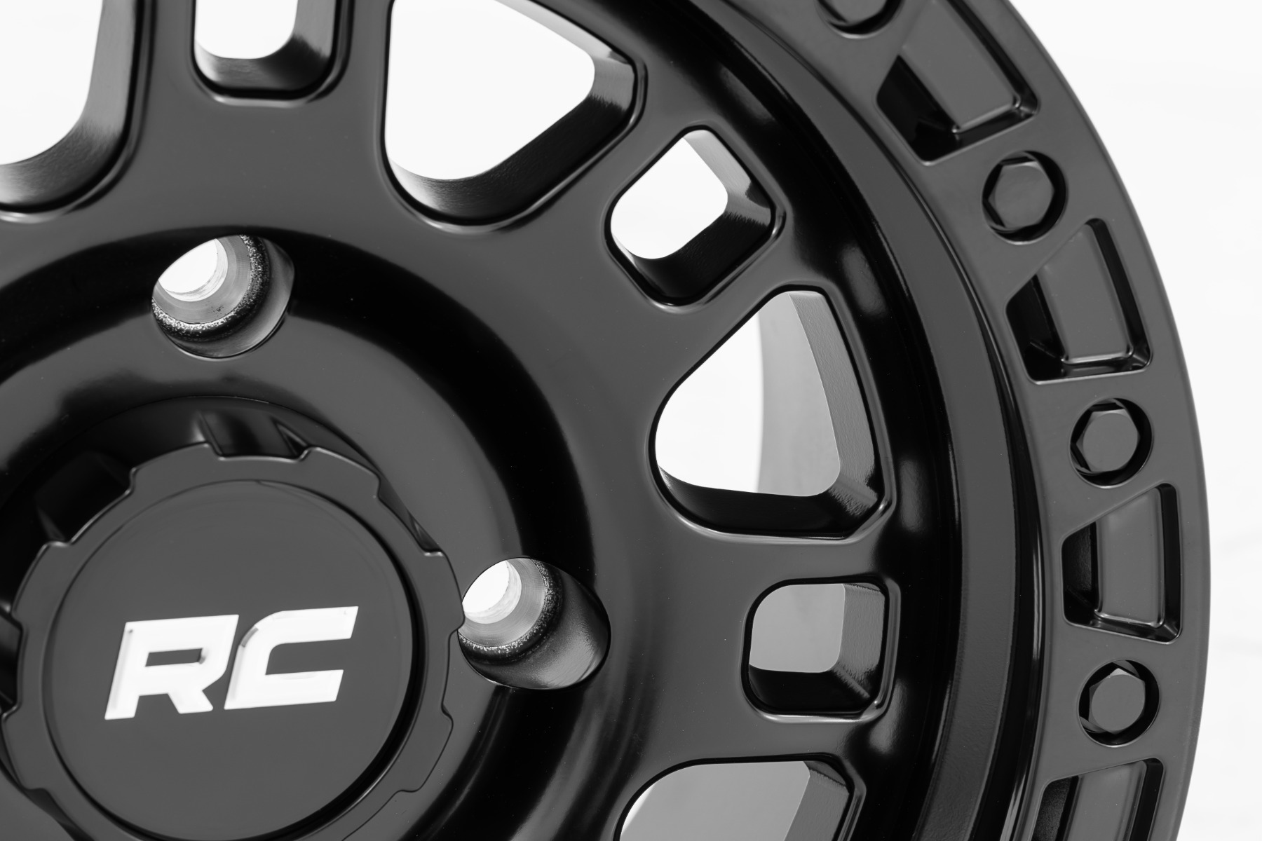 Rough Country 82 Series Wheel | UTV | Semi Gloss Black | 15x7 | 5x4.5 | +10mm - Image 5