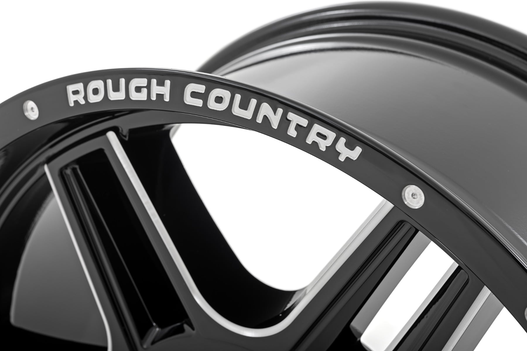 Rough Country 92 Series Wheel | Machined One-Piece | Gloss Black | 20x9 | 6x5.5 | +0mm - Image 3